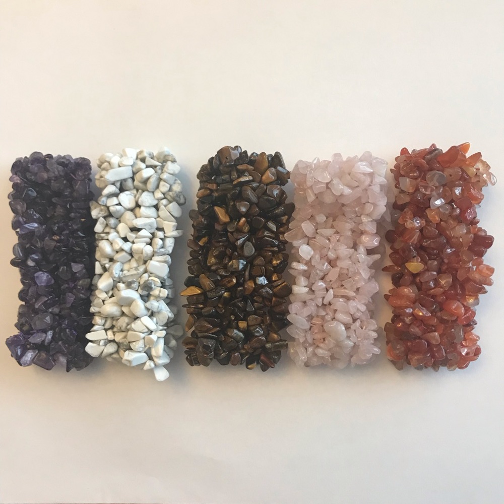 Multi-Gem Bracelet Set NWOT